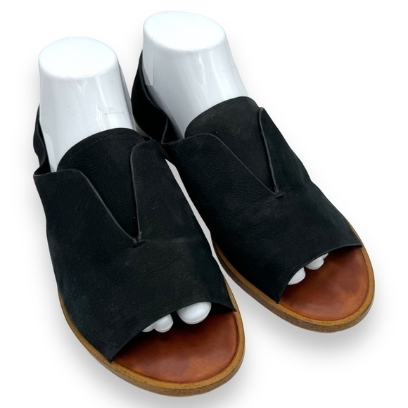 4 for $40 SALE! 1.State Cassidee Suede Open Toe Casual Sandals, Black, Size 8M - Picture 4 of 11